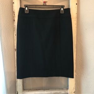 Halogen Black Pencil Skirt Size 8 Petite